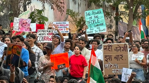 Students protest